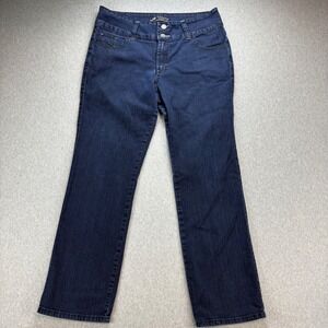 Cielo Jeans Womens 17 Blue Dark Wash Bootcut Stretch Embellished Western Cowgirl